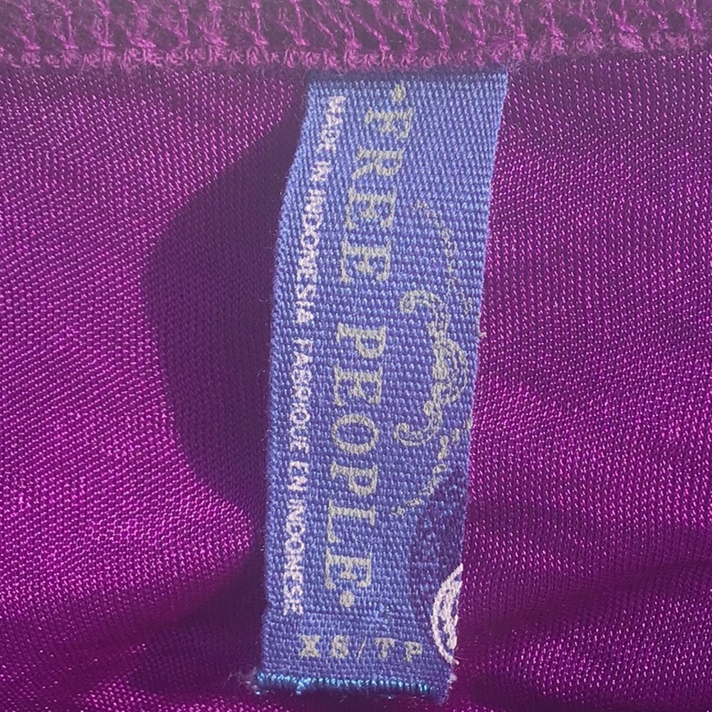 Free People Bright Orchid Ruffle Camisole XS - Picture 6 of 7